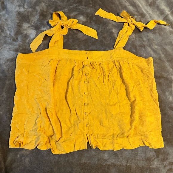 Rose & Olive Bow Strap Tank Top - Picture 1 of 8